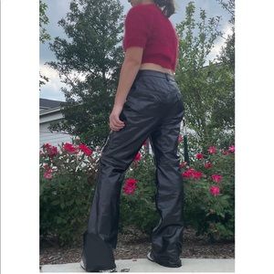 Vintage Express Y2K Leather Flare Pants